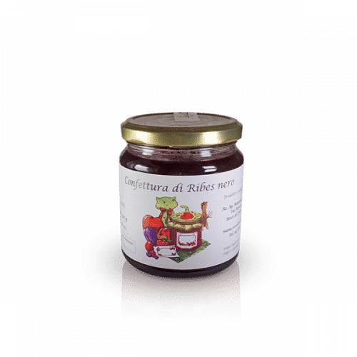 Confettura di Ribes nero dell'Az. Agr. Mansanti Emanuela, in vendita sullo shop Parma e Gusto by Prosciuttificio San Nicola