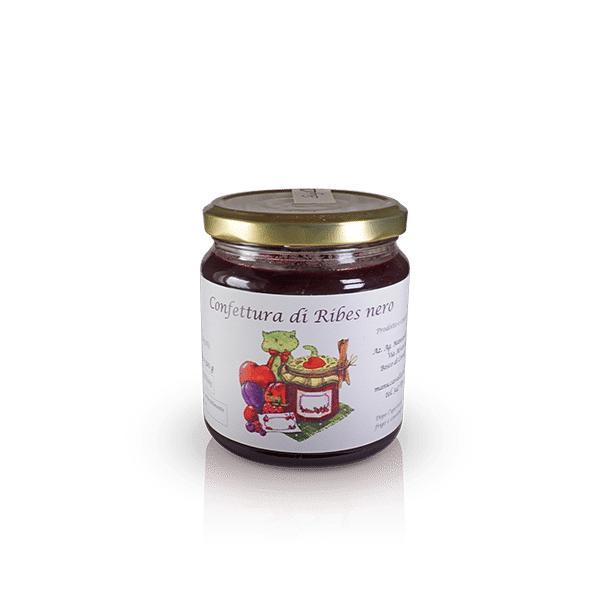 Confettura di Ribes nero dell'Az. Agr. Mansanti Emanuela, in vendita sullo shop Parma e Gusto by Prosciuttificio San Nicola