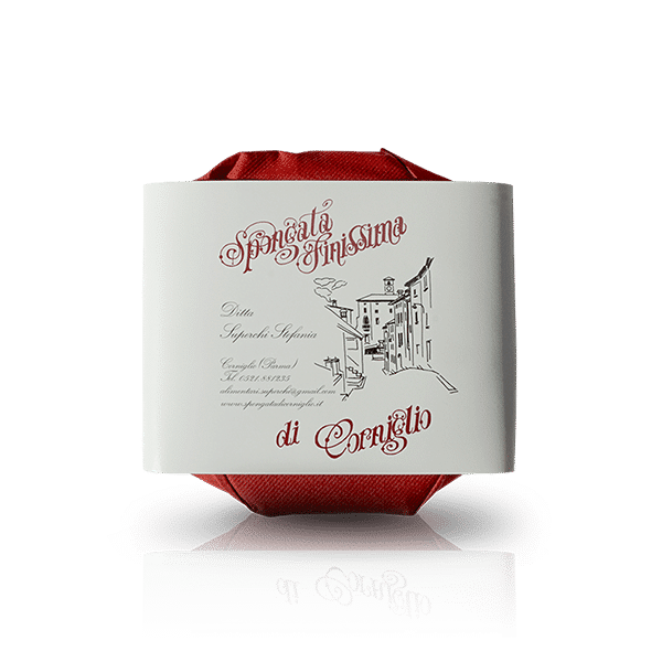 Spongata di Corniglio confezionata della Ditta Superchi Stefania, in vendita sullo shop Parma e Gusto by Prosciuttificio San Nicola