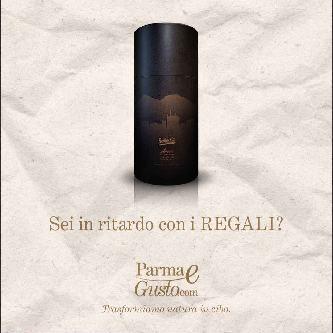 Post shop online PARMAeGUSTO by San Nicola, sei in ritardo con i regali?
